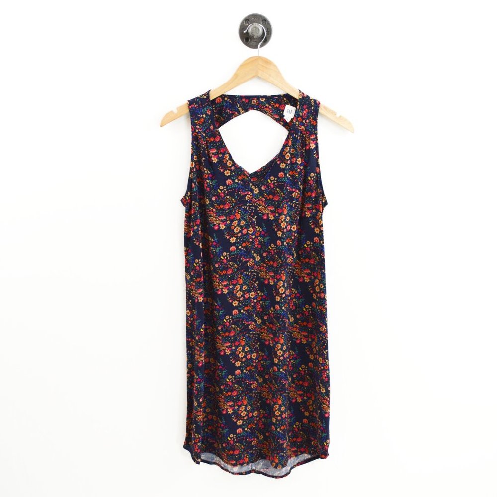 GAP sleeveless V-neck patterned dress #135-203
